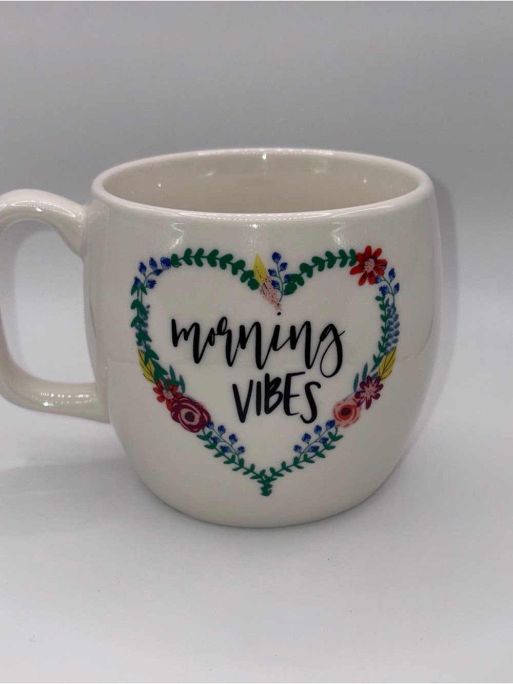 Opalhouse Morning Vibes Porcelain Cottagecore Coffee Mug 16 Oz Mothers Day